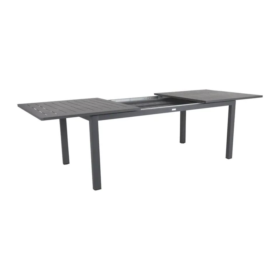Mesa de comedor extensible Lomma, Anthracite 194-312 cm*Brafab Discount