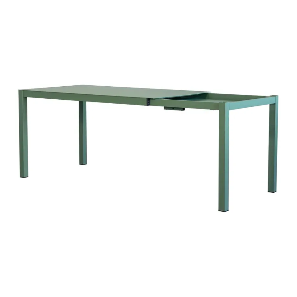 Mesa de comedor extensible Aria 140-200 cm, Sage green*Fiam