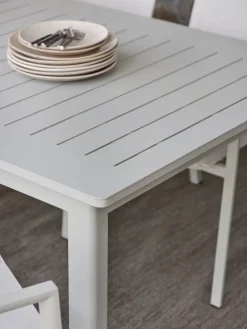 Mesa de comedor extensible Lomma, Light grey 194-312 cm*Brafab Clearance