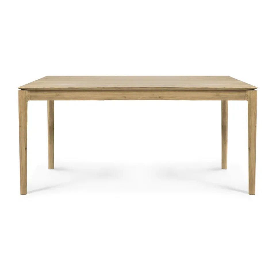 Mesa de comedor extensible Bok , Roble lacado, 90x140/220 cm*Ethnicraft Outlet