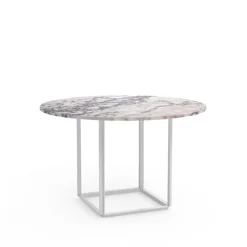 Mesa de comedor Florence redonda, mármol viola , ø120 cm, soporte*New Works New
