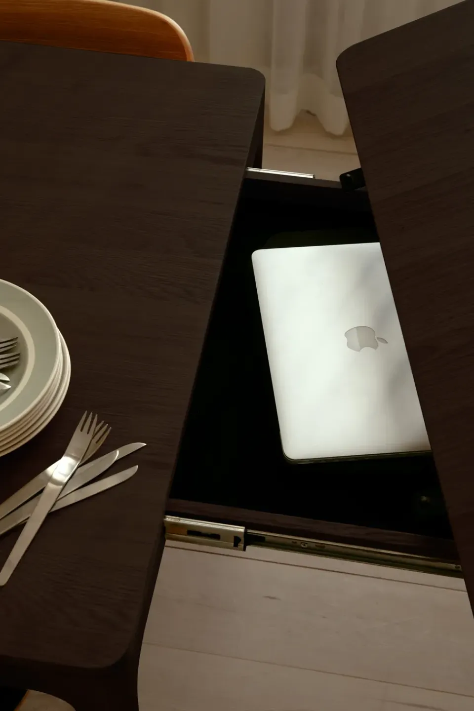 Mesa de comedor Heart'n'Soul 90x120 cm, Dark oak*Umage Outlet