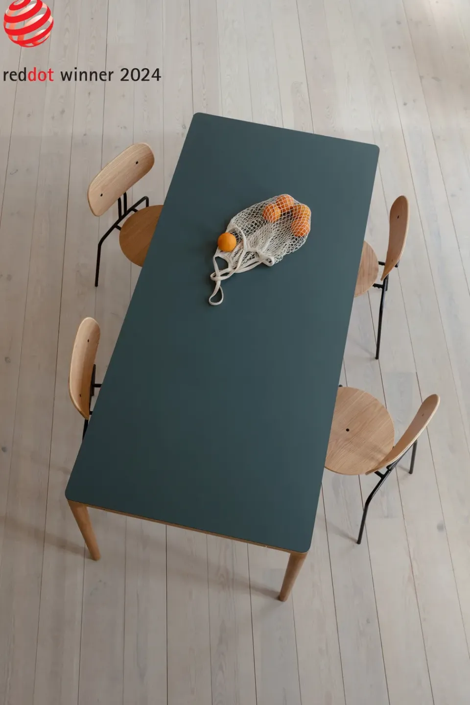 Mesa de comedor Heart'n'Soul 90x200 cm, Oak-moss green*Umage Sale