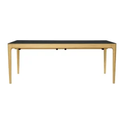 Mesa de comedor Heart'n'Soul 90x200 cm, Oak-obsidian black*Umage New