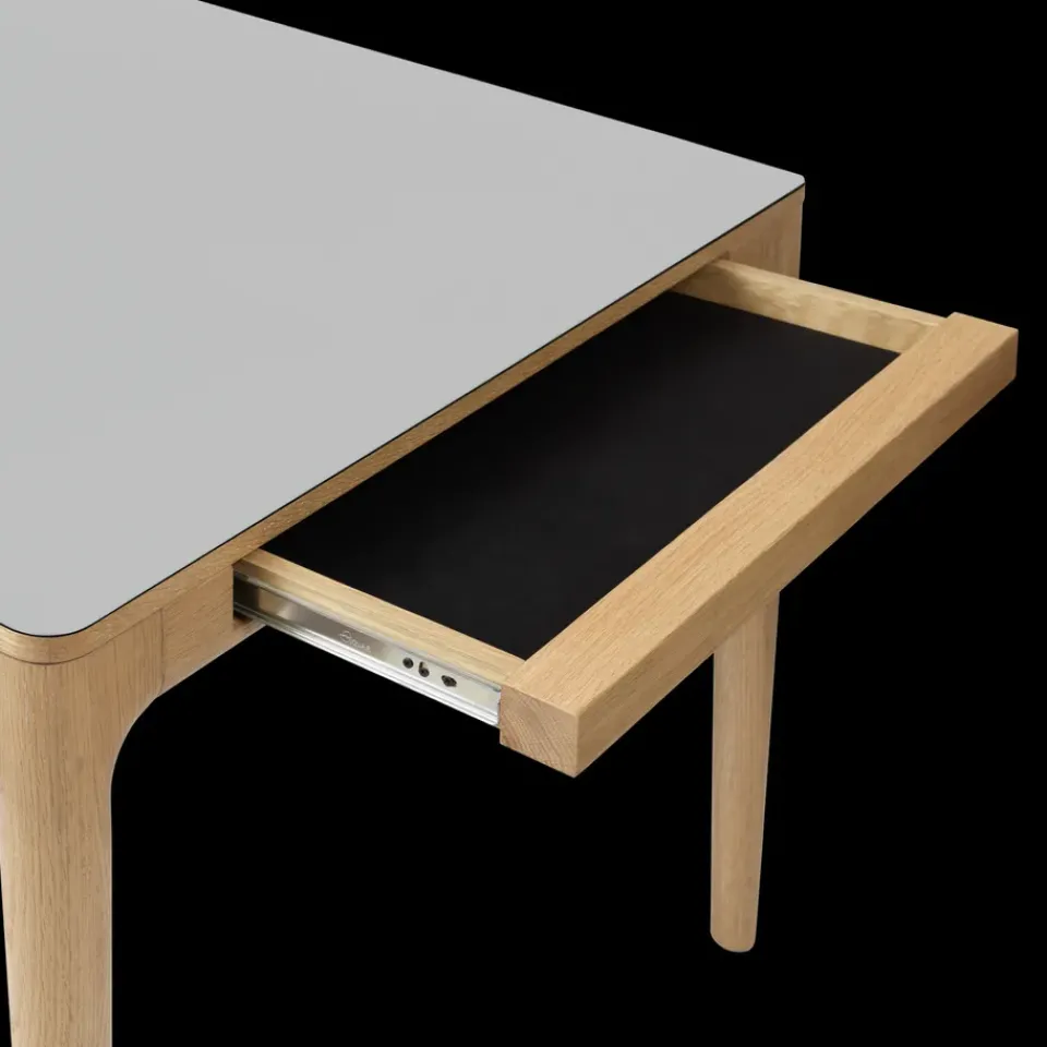 Mesa de comedor Heart'n'Soul 90x200 cm, Oak-cloud grey*Umage New
