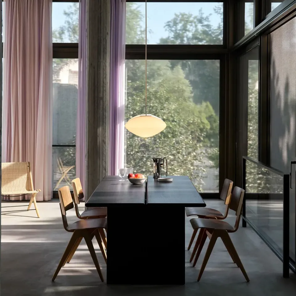 Mesa de comedor Ita OS1 95x200 cm, Dark stained oak*&Tradition Outlet