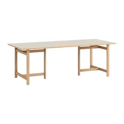 Mesa de comedor Rectangular, Light grey, 220x90 cm*MOEBE Hot