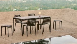 Mesa de comedor Palissade 170x90 cm, Anthracite*HAY