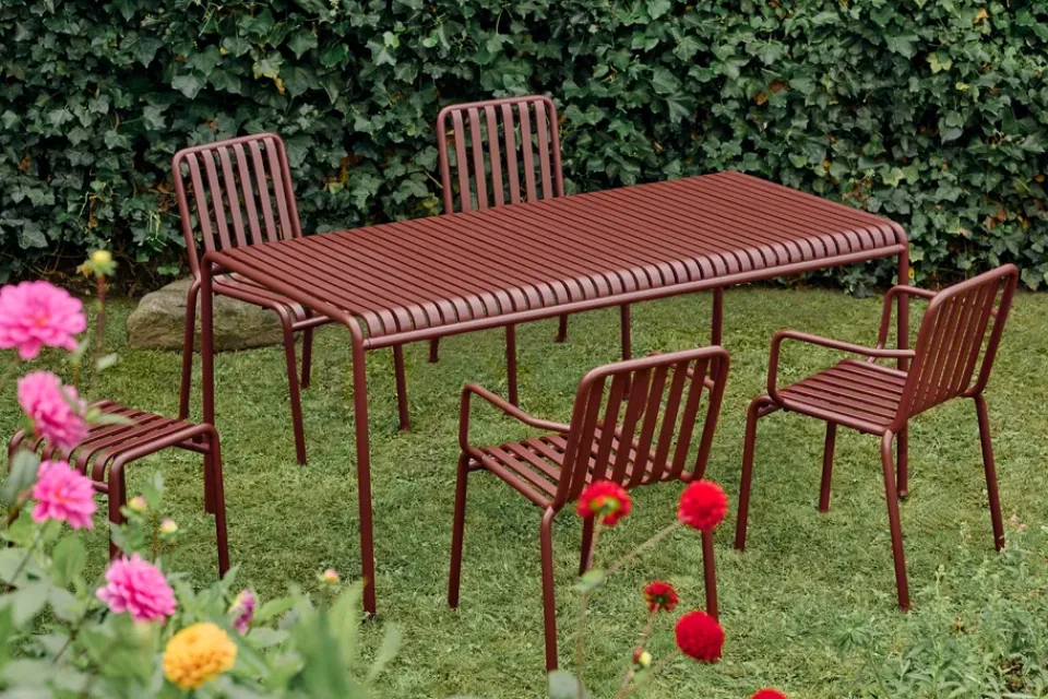 Mesa de comedor Palissade 170x90 cm, Iron red*HAY Discount