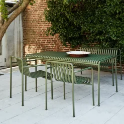 Mesa de comedor Palissade 170x90 cm, Olive green*HAY New