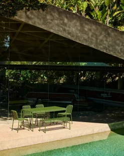 Mesa de comedor Palissade 170x90 cm, Olive green*HAY New