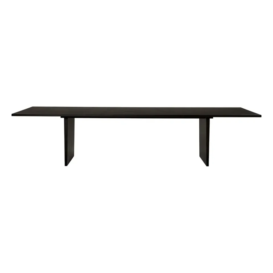 Mesa de comedor Private 100x320 cm, Roble teñido de marrón-*GUBI Outlet