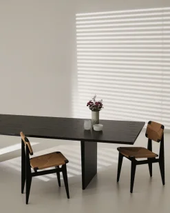 Mesa de comedor Private 100x320 cm, Roble teñido de marrón-*GUBI Outlet
