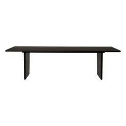 Mesa de comedor Private 100x260 cm, Roble teñido de marrón-*GUBI New