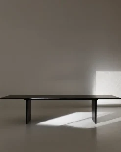 Mesa de comedor Private 100x260 cm, Roble teñido de marrón-*GUBI New