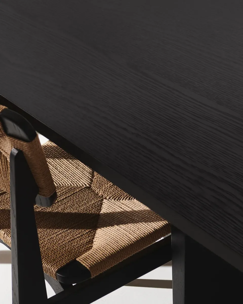 Mesa de comedor Private 100x260 cm, Roble teñido de marrón-*GUBI New