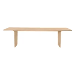 Mesa de comedor Private 100x260 cm, Roble teñido claro*GUBI Sale