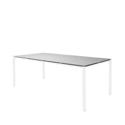 Mesa de comedor Pure, Concrete grey-blanco 200x100 cm*Cane-line