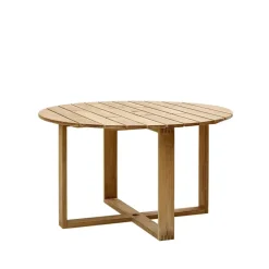 Mesa de comedor redonda Endless teca, Ø130 cm*Cane-line Outlet