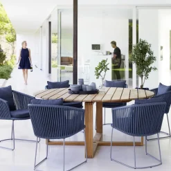 Mesa de comedor redonda Endless teca, Ø170 cm*Cane-line