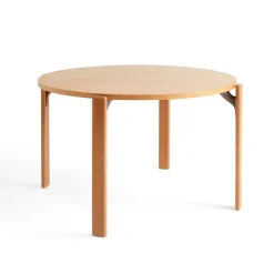 Mesa de comedor Rey Ø128 cm, dorado*HAY New