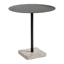 Mesa de comedor Terrazzo Ø70 cm, Grey terrazzo-anthracite*HAY Best
