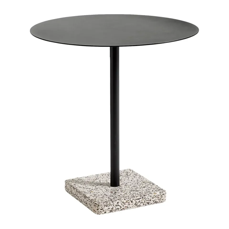 Mesa de comedor Terrazzo Ø70 cm, Grey terrazzo-anthracite*HAY Best