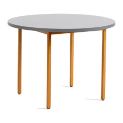 Mesa de comedor Two-Colour Ø105 cm, Ochre-light grey*HAY Sale