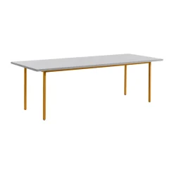 Mesa de comedor Two-Colour 90x240 cm, Ochre-light grey*HAY Clearance