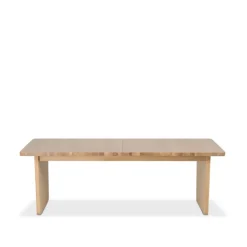 Mesa de comedor Vaud, Roble blanqueado, 2 extensiones*Mavis Outlet