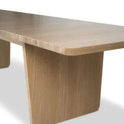 Mesa de comedor Vaud, Roble blanqueado, 2 extensiones*Mavis Outlet