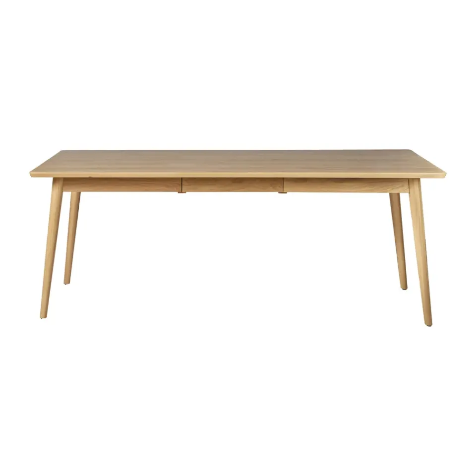 Mesa de comedor VIOR 90x200 cm, Roble lacado*NJRD Best