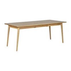 Mesa de comedor VIOR 90x200 cm, Roble lacado*NJRD Best