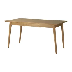 Mesa de comedor VIOR 90x120 cm, Roble lacado*NJRD