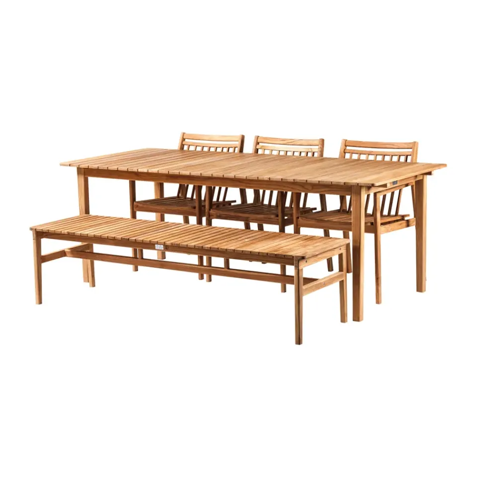 Mesa de jardín M2 Sammen, Teak-nature oiled*FDB Møbler