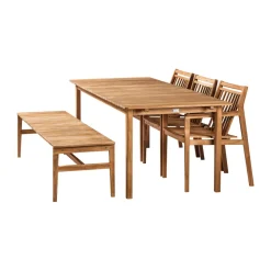 Mesa de jardín M2 Sammen, Teak-nature oiled*FDB Møbler