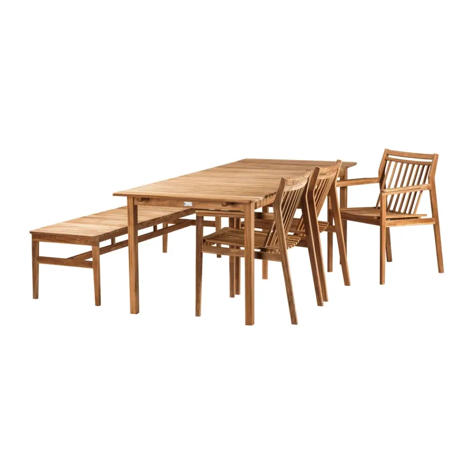 Mesa de jardín M2 Sammen, Teak-nature oiled*FDB Møbler