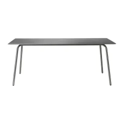 Mesa de jardín M21 Teglgård 90x180 cm, Stone-stainless steel*FDB Møbler