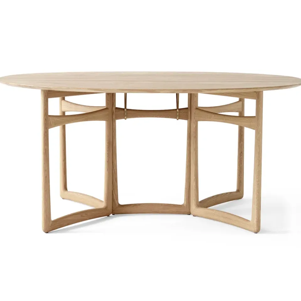 Mesa Drop Leaf HM6, Roble aceitado blanco*&Tradition Online