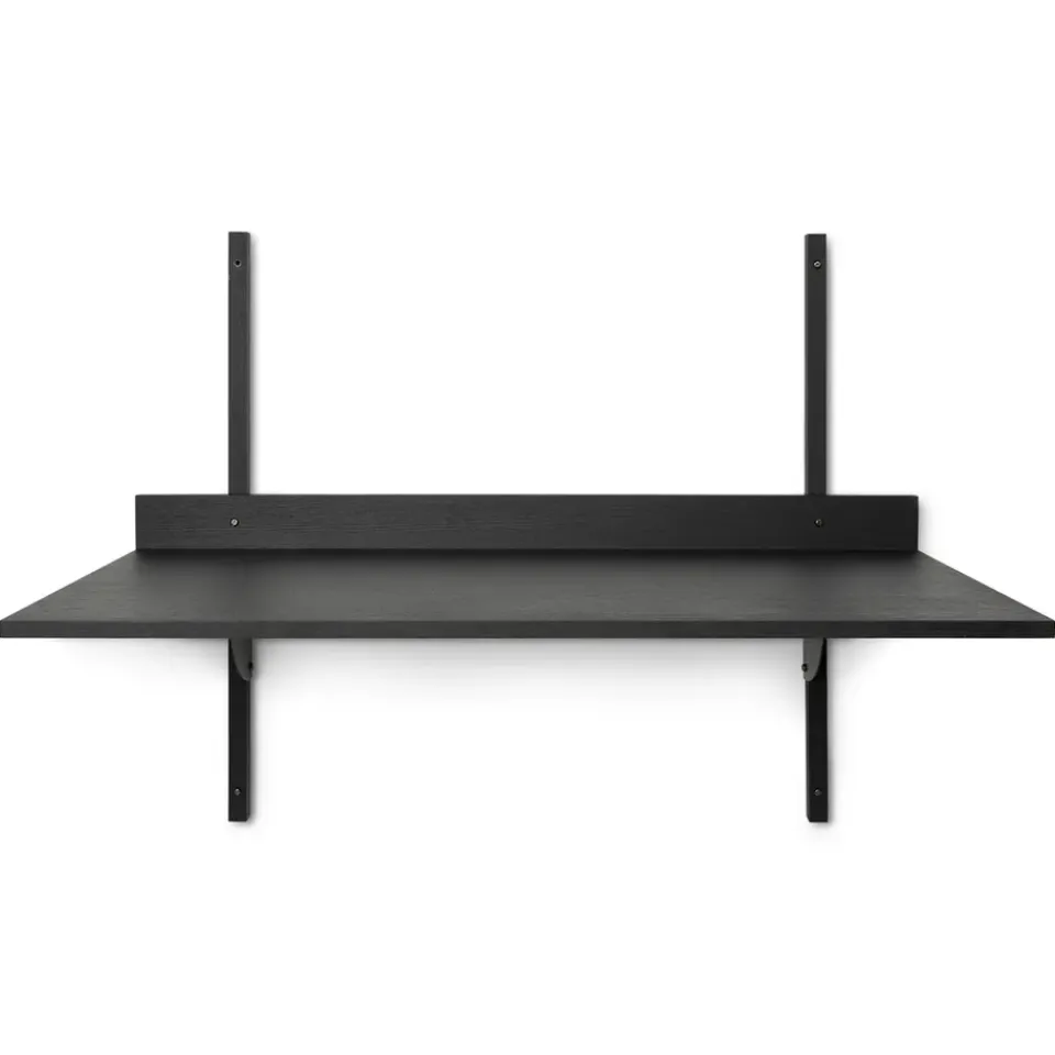 Mesa escritorio Sector, Black ash-black brass*Ferm Living Hot