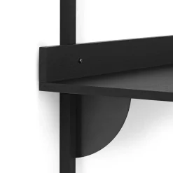 Mesa escritorio Sector, Black ash-black brass*Ferm Living Hot