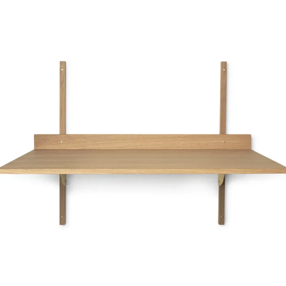 Mesa escritorio Sector, Oak-brass*Ferm Living Discount