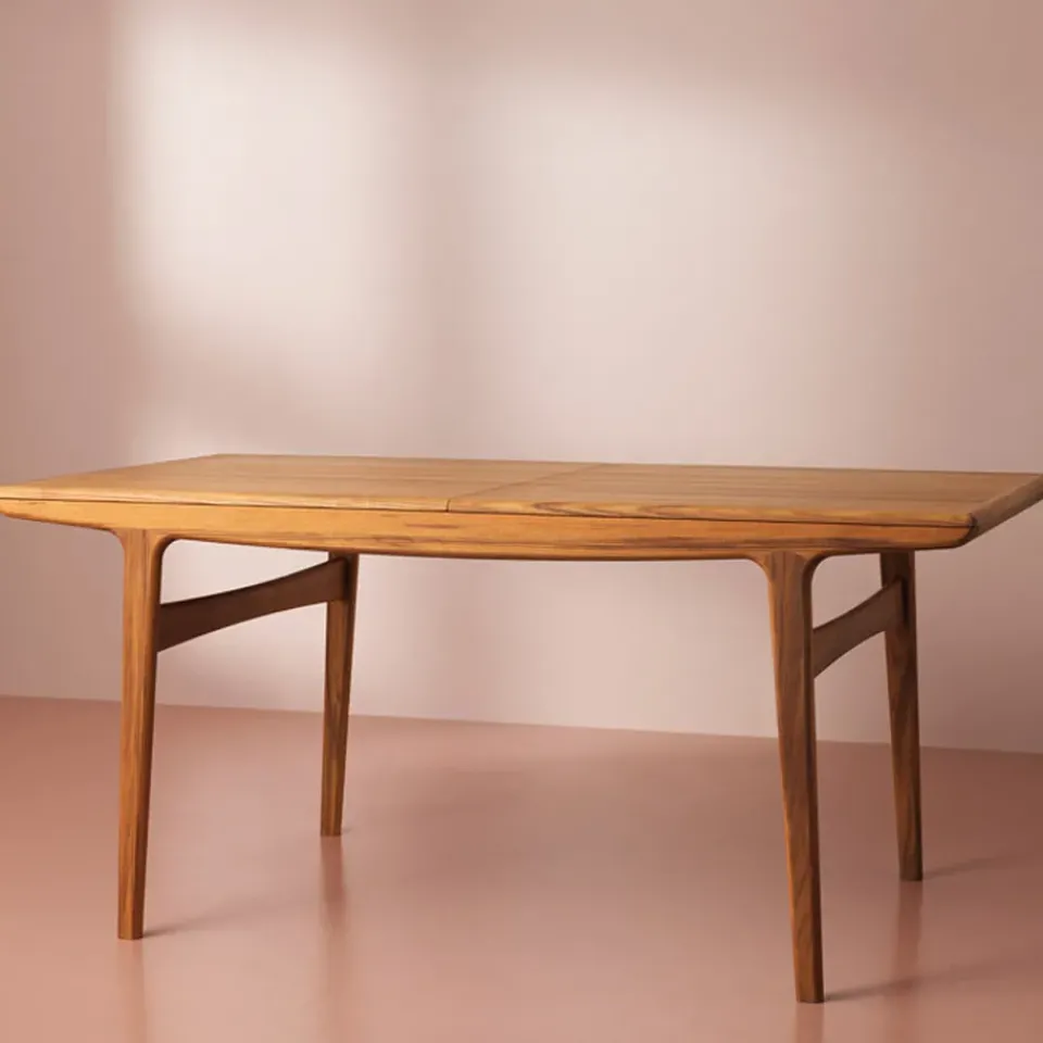 Mesa Evermore, Nogal aceitado, 160 cm*Warm Nordic Hot