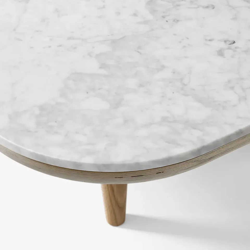 Mesa Fly SC4, Roble aceitado claro + mármol blanco*&Tradition Outlet