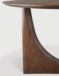 Mesa Geometric, Teca teñida oscura 150 cm*Ethnicraft New