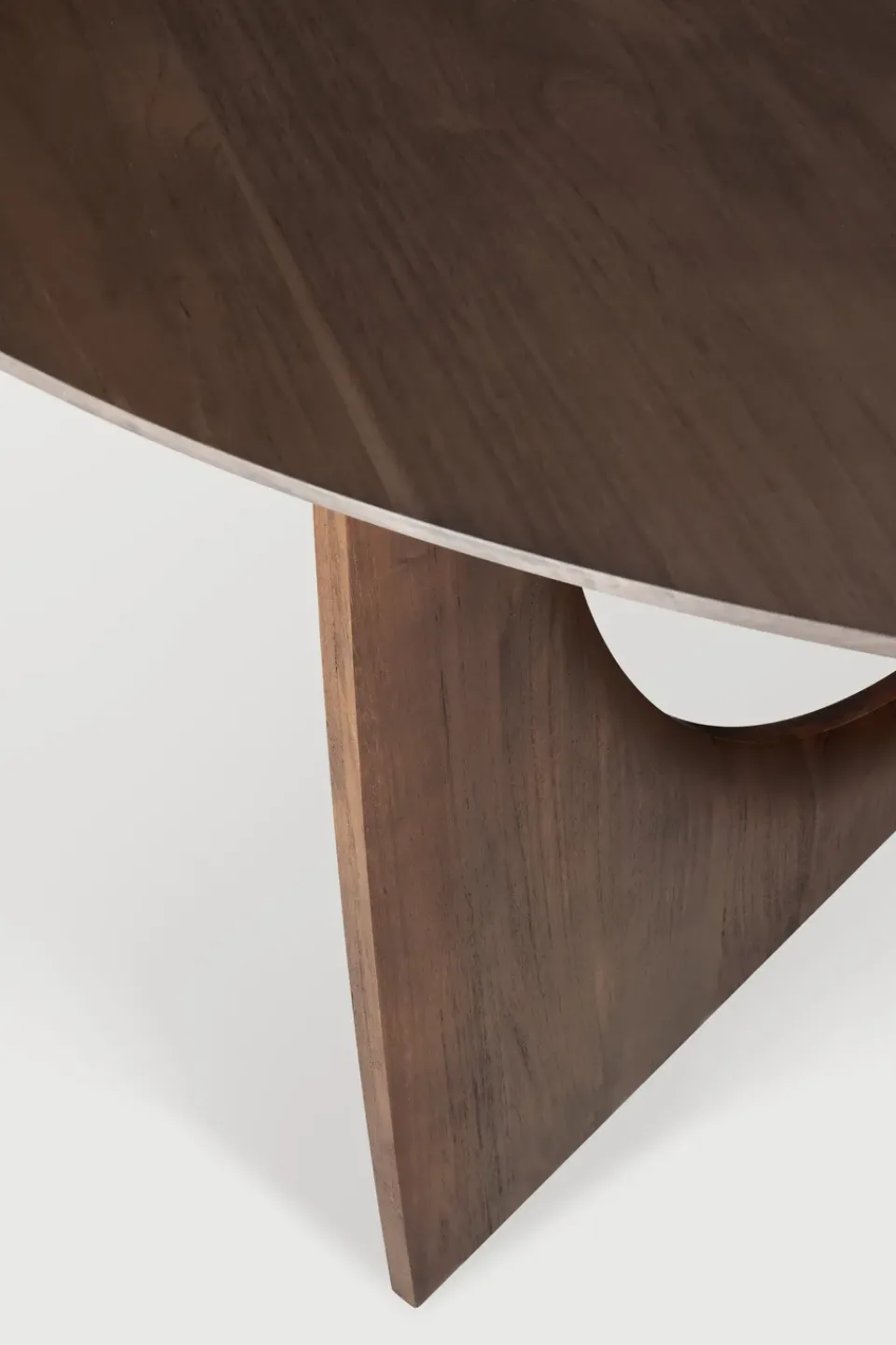 Mesa Geometric, Teca teñida oscura 150 cm*Ethnicraft New