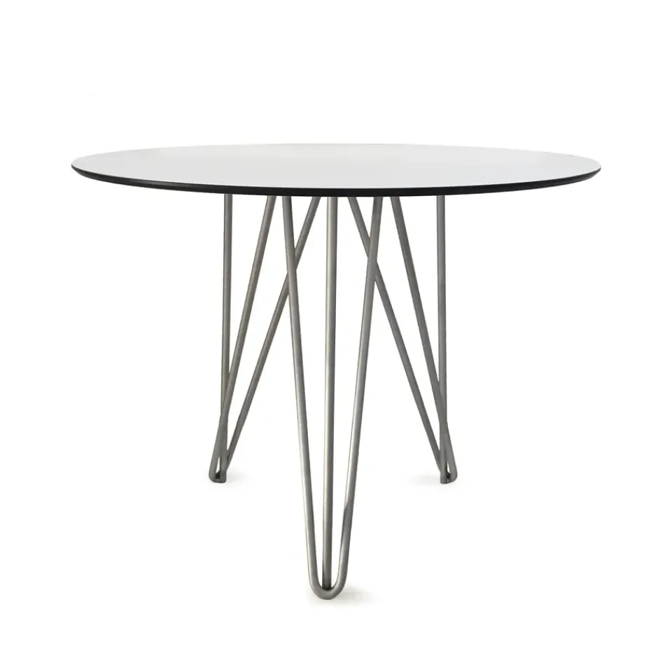 Mesa High Tech ø90 cm, -estructura galvanizada en caliente*Grythyttan Stålmöbler Hot