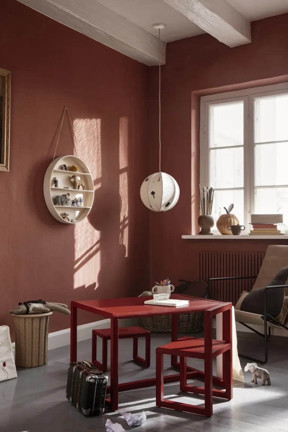 Mesa Little Architect, Poppy Red*Ferm Living Outlet
