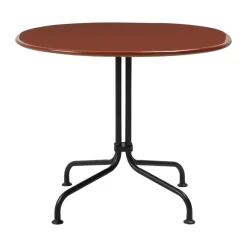 Mesa lounge Carmel Bistro 75x75 cm, Rock red-black semi matt*GUBI Online