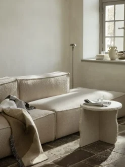 Mesa Mineral Sculptural Ø52 cm, Bianco Curia*Ferm Living Online